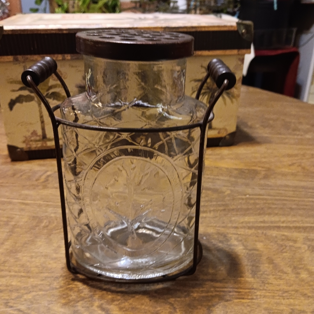 Vintage Glass Container